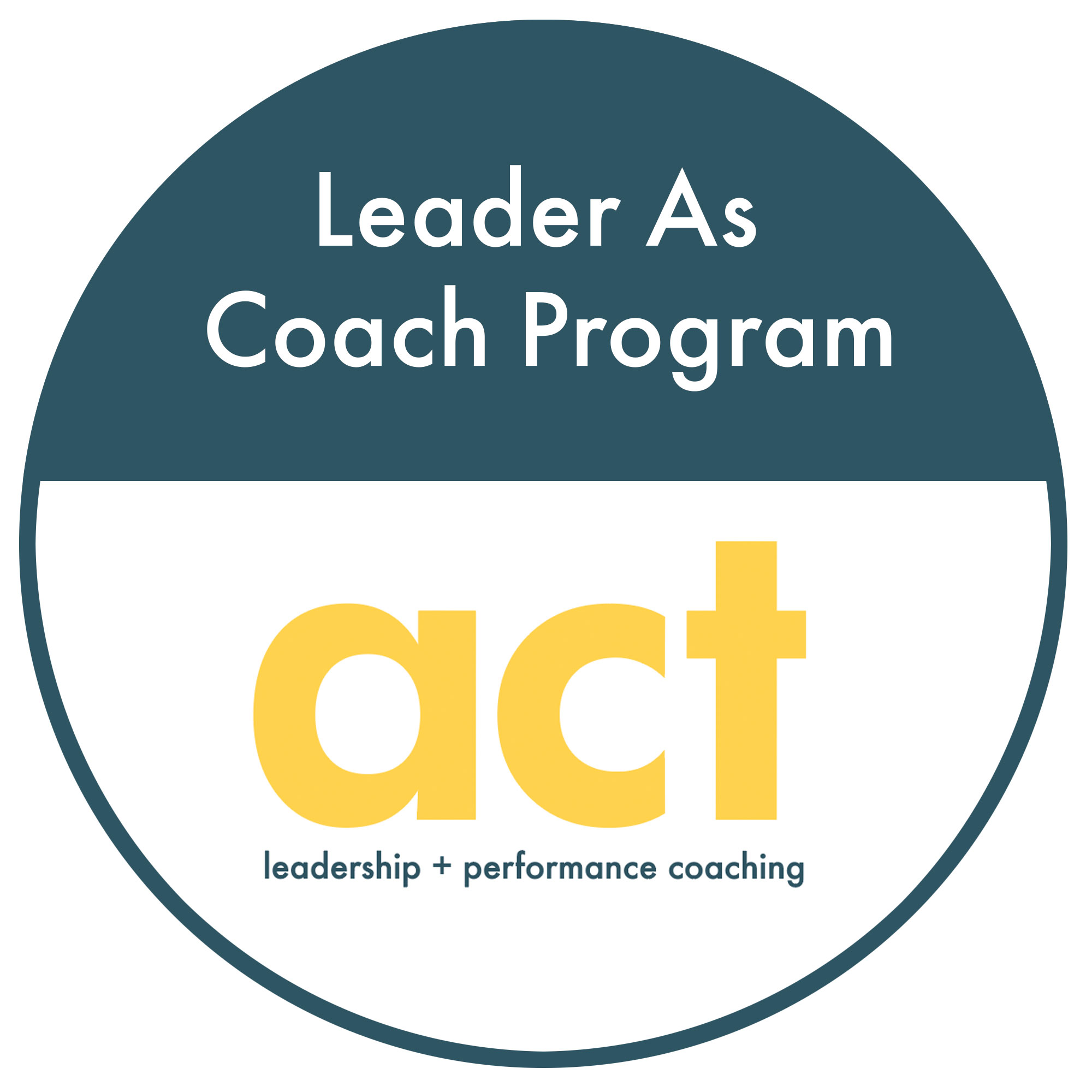 Digital Badge 'Leader As Coach Program' by ACT.