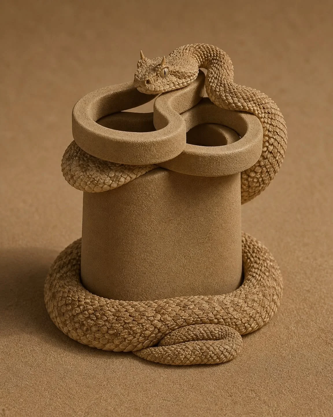 PAAL 9 VASE 🐍 

3D-printed sand