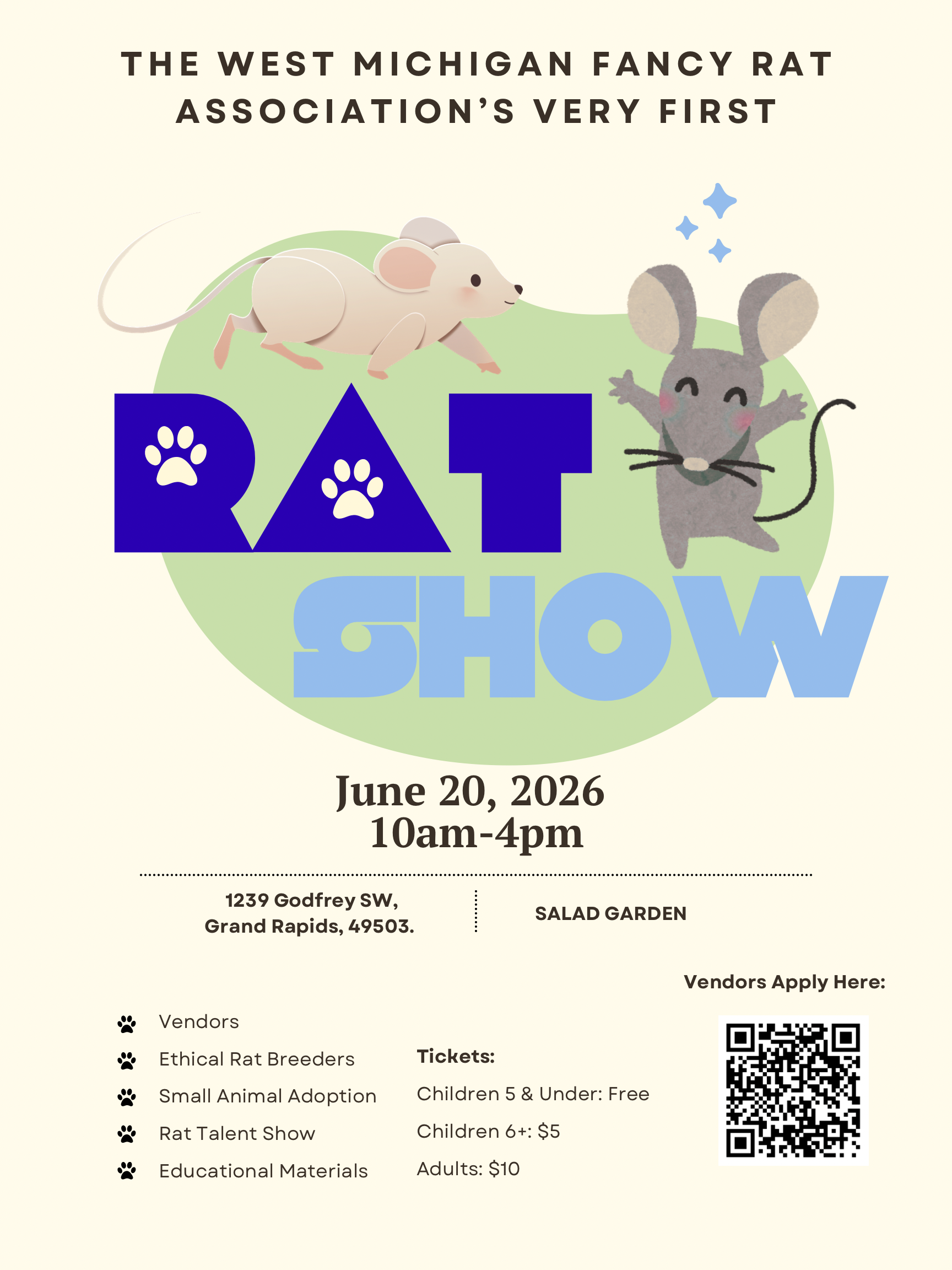 WMFRA Very 1st Rat Show!