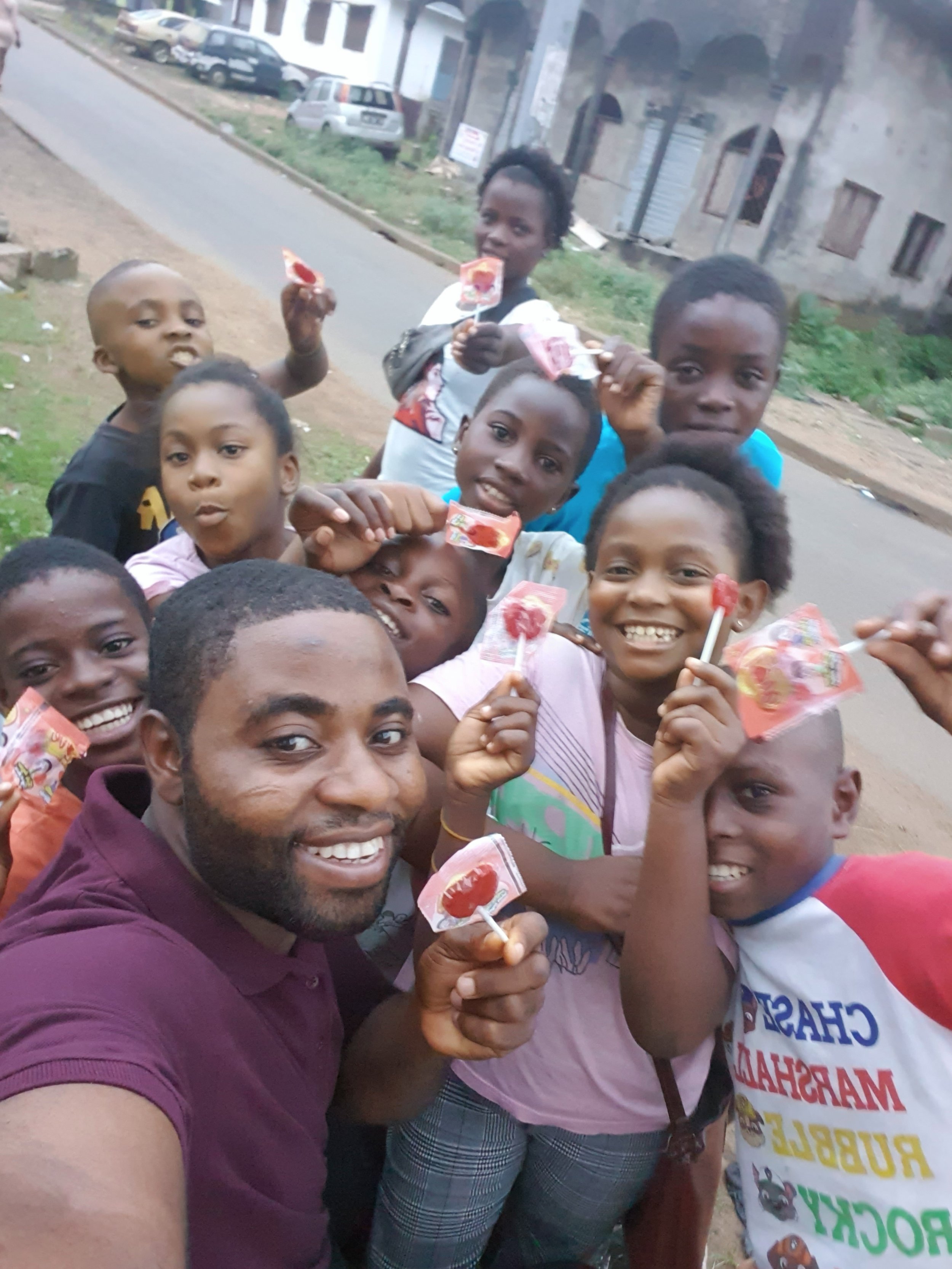 Everyone is happy about sweets