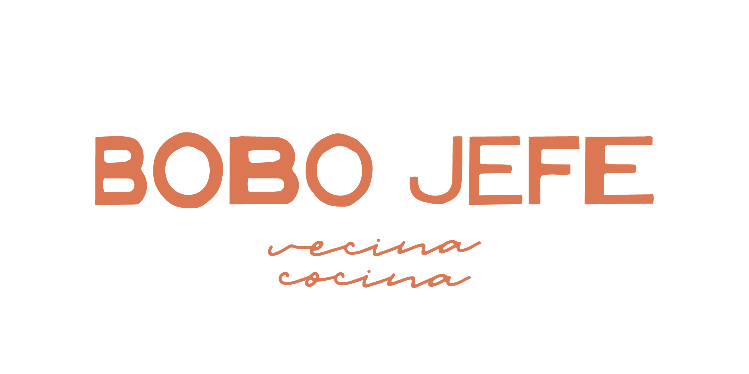 Stylized text logo reading 'Bobo Jeff' with the words 'reina', 'cocina', and 'cocina' written below in cursive.