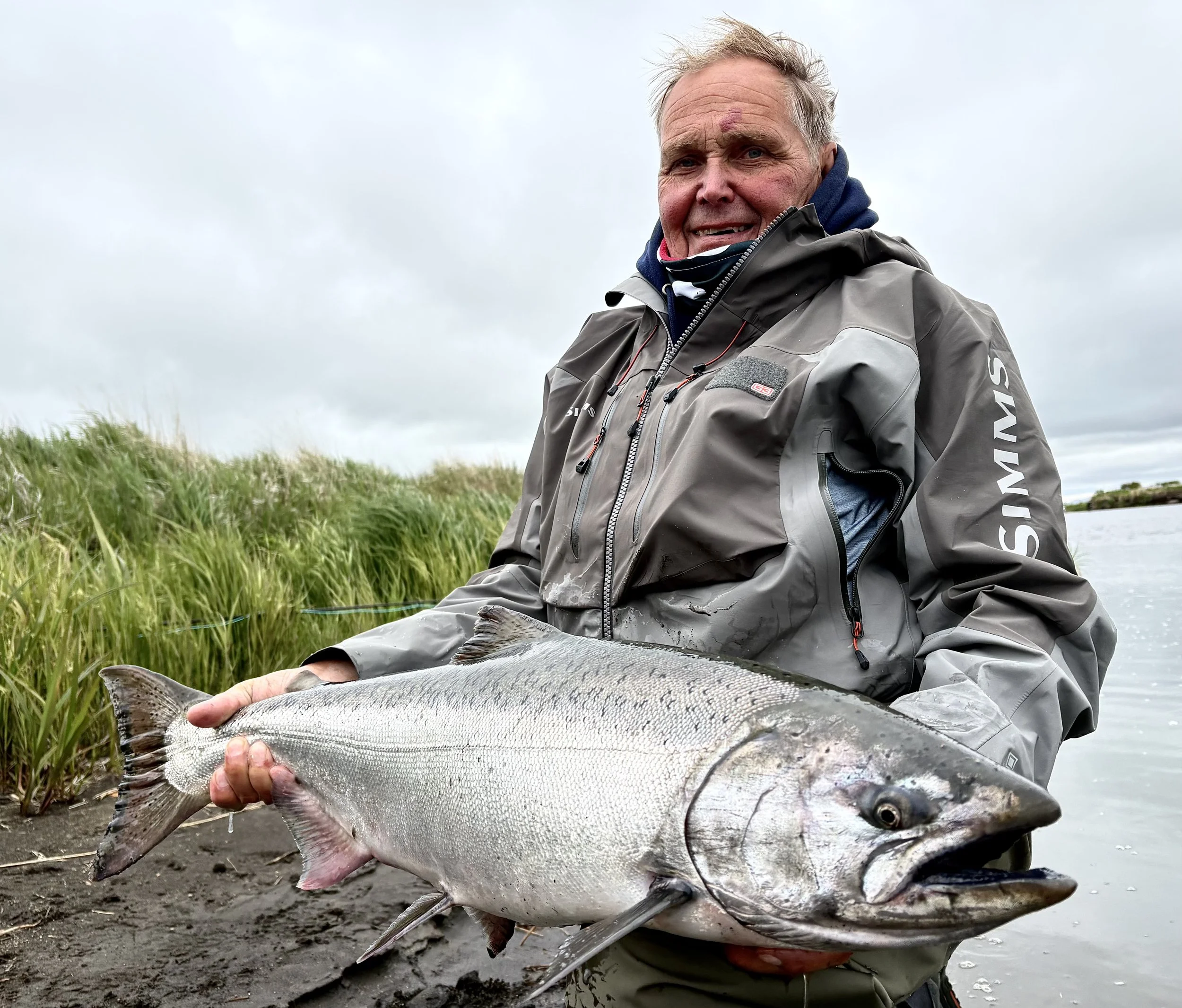 Heinz with a nice King from the Cinder River