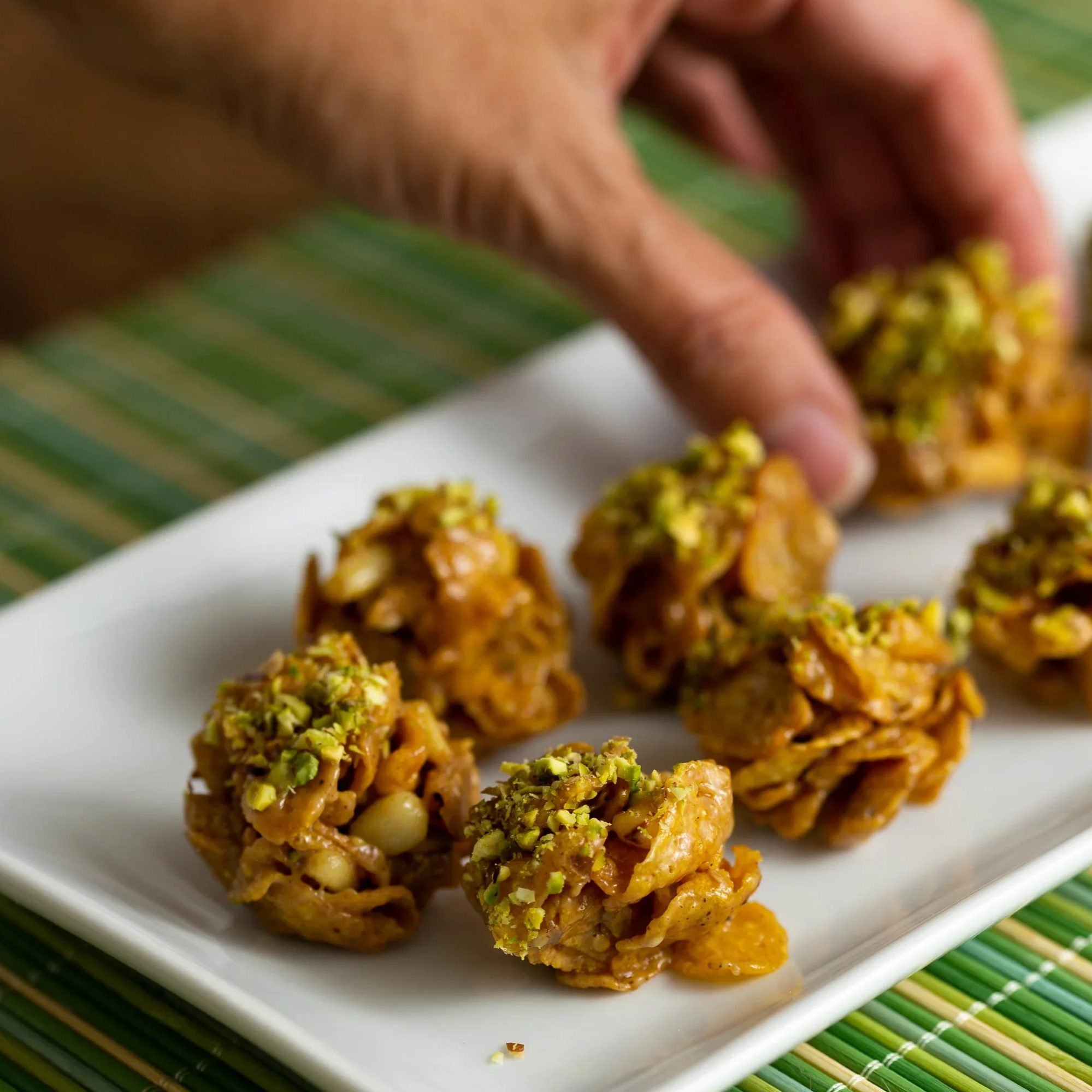 Baklava Cornflakes Bites