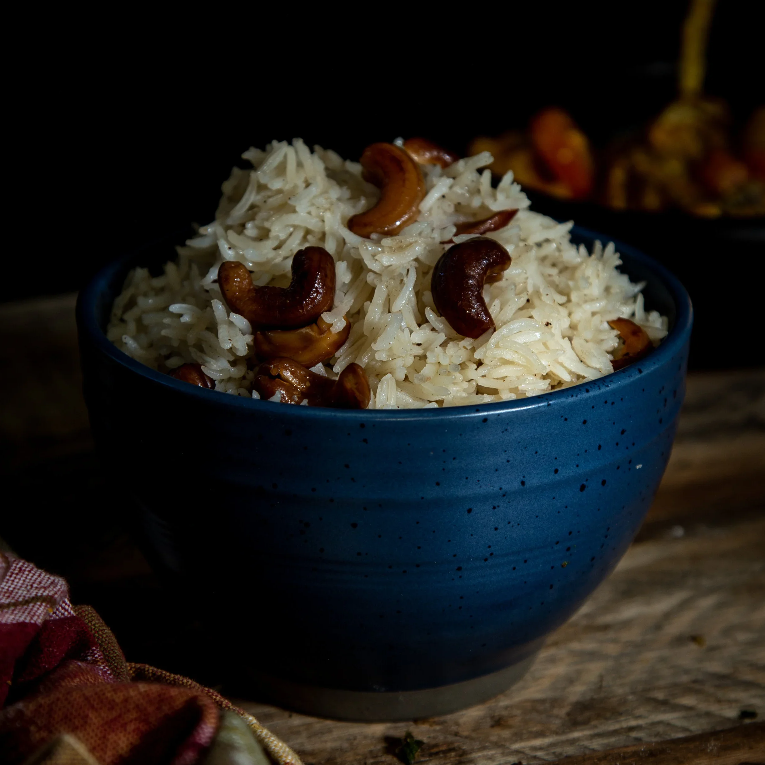 Indian Cashew Rice (Kaju Pulao)