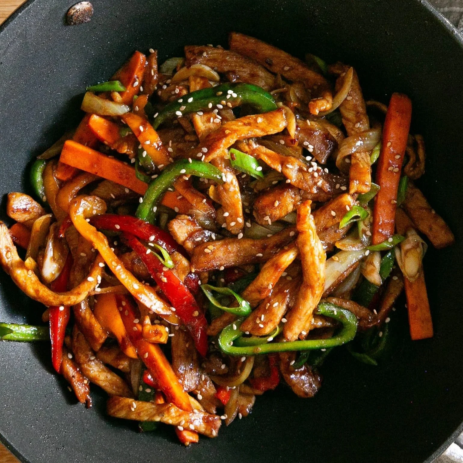 Teriyaki Pork Stir-fry 