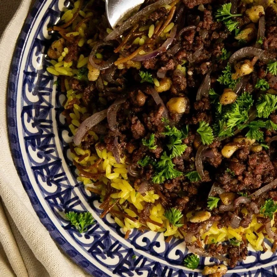 Lebanese Spiced Beef with Walnuts