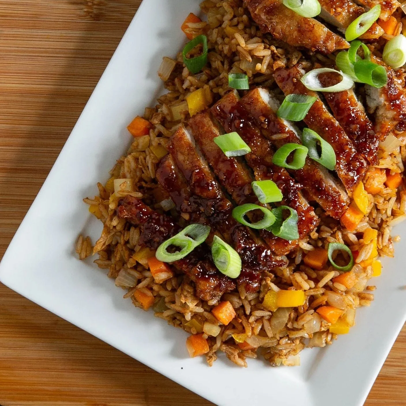 Orange Glazed Pork Steaks