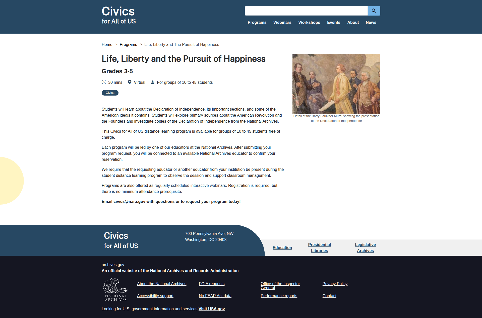 Life, Liberty and the Pursuit of Happiness