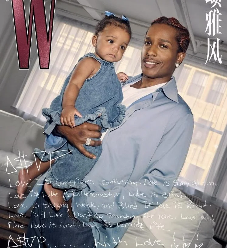 A$AP Rocky · W China · The Love Issue · Grooming by Danny Espinal