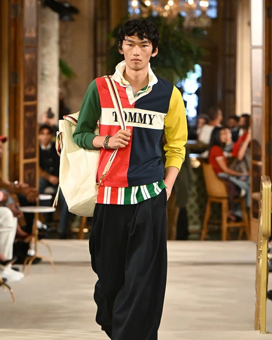 Tommy Hilfiger · Spring/Summer 2027 · NYFW · The Plaza · Hair Team: Guido Palau · Grooming by Danny Espinal · Image: Tommy Hilfiger