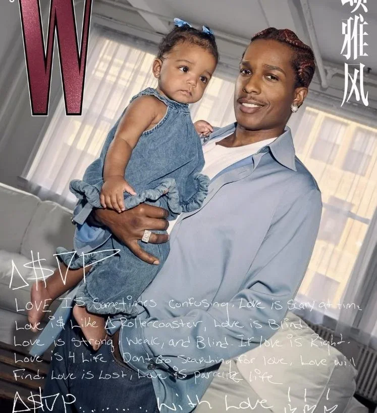 A$AP Rocky · W China · The Love Issue · Grooming by Danny Espinal