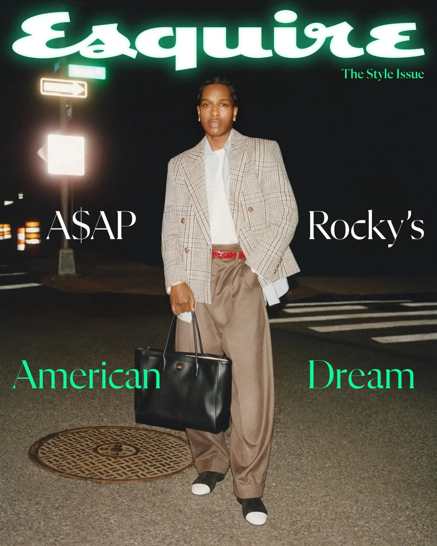 Esquire Magazine · March 2026 · The Style Issue · A$AP Rocky's American Dream · Groomed by Danny Espinal