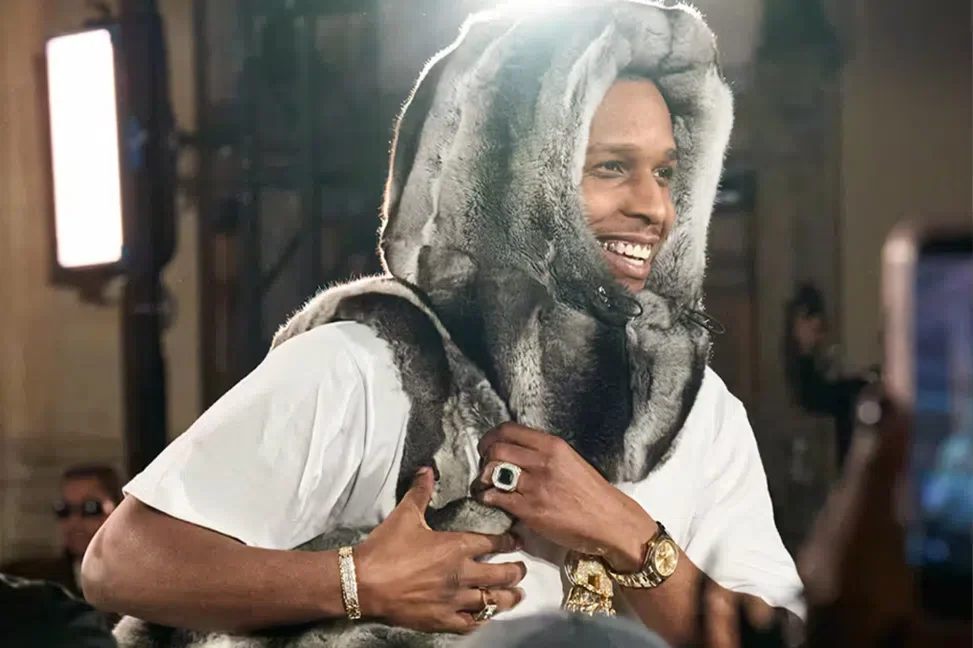 A$AP Rocky Backstage at AWGE FW26 NYFW Show · Groomed by Danny Espinal
