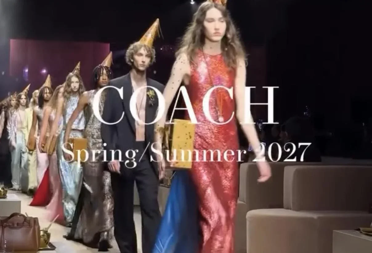 Coach · Spring/Summer 2027 · NYFW Backstage · Hair Team: Guido Palau · Grooming by Danny Espinal