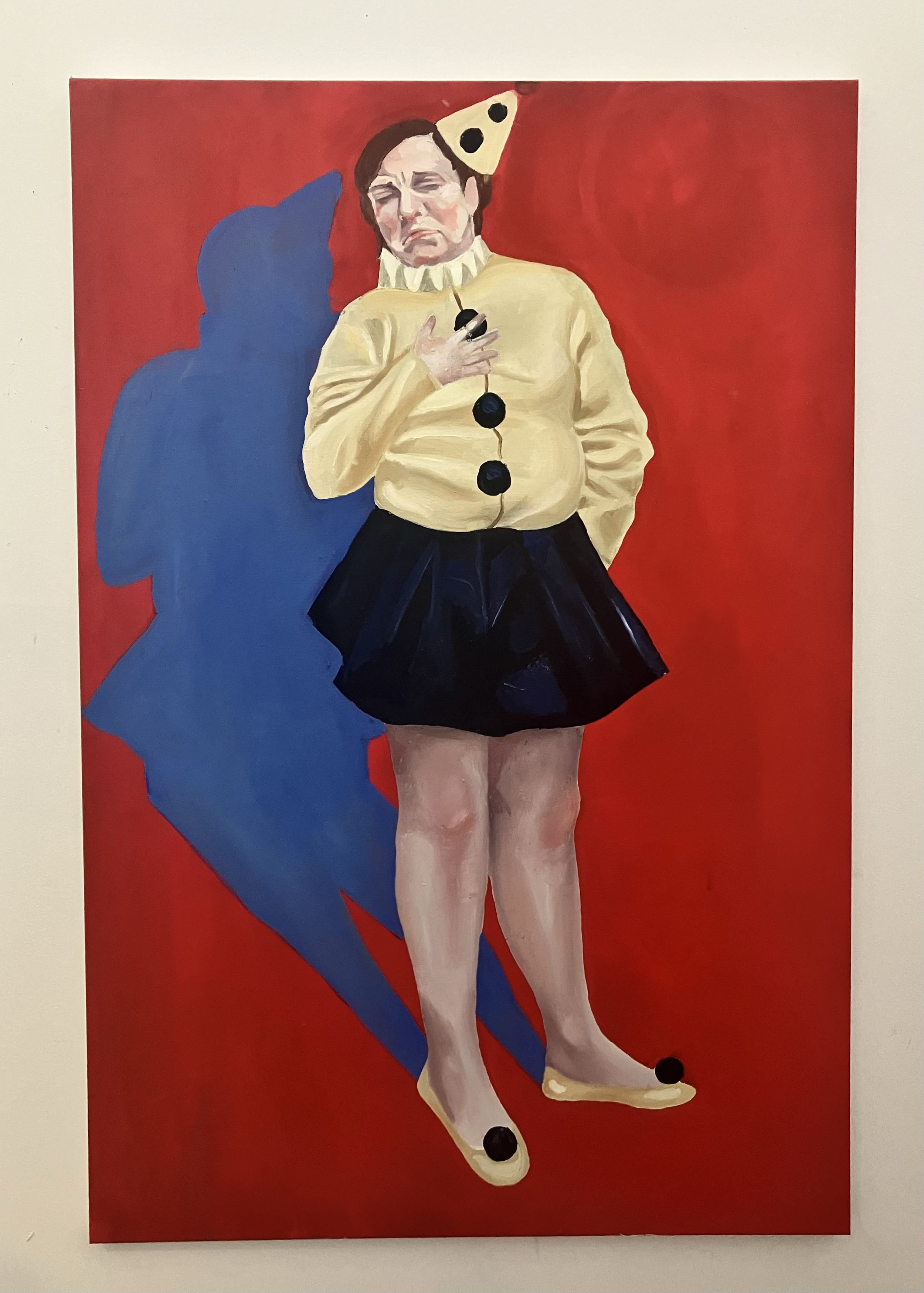 Lena Dunham, Bad Feminist,
Oil on Canvas ,
91cm x 61cm, 2025