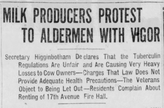 Calgary Herald article – March 22 1921.