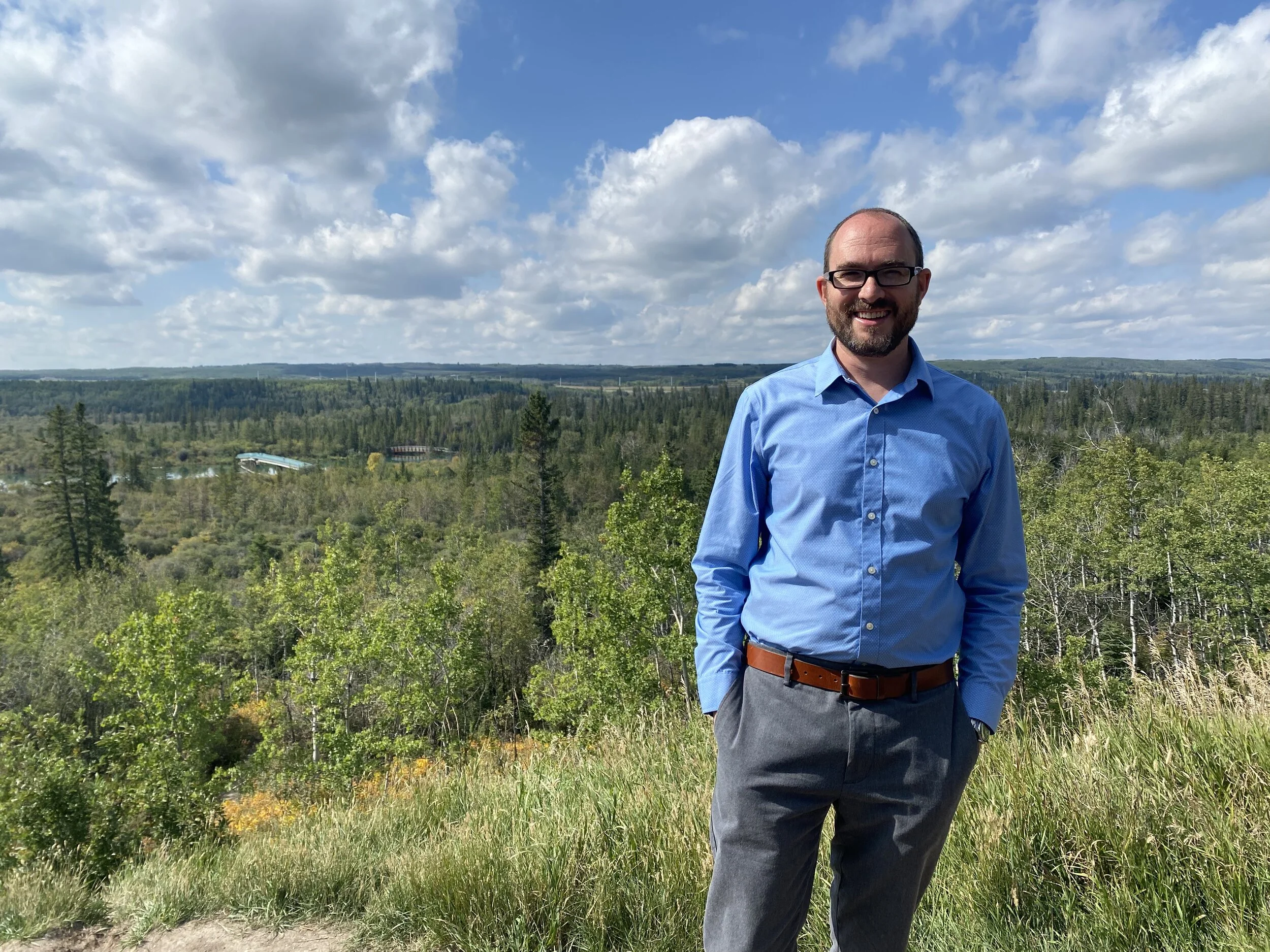 Jesse Salus at Weaselhead.