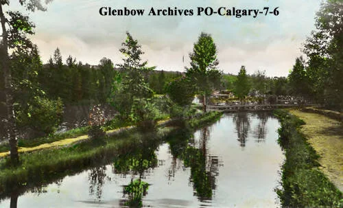 Bowness Park ca. 1930. Photo from the Glenbow Archives.