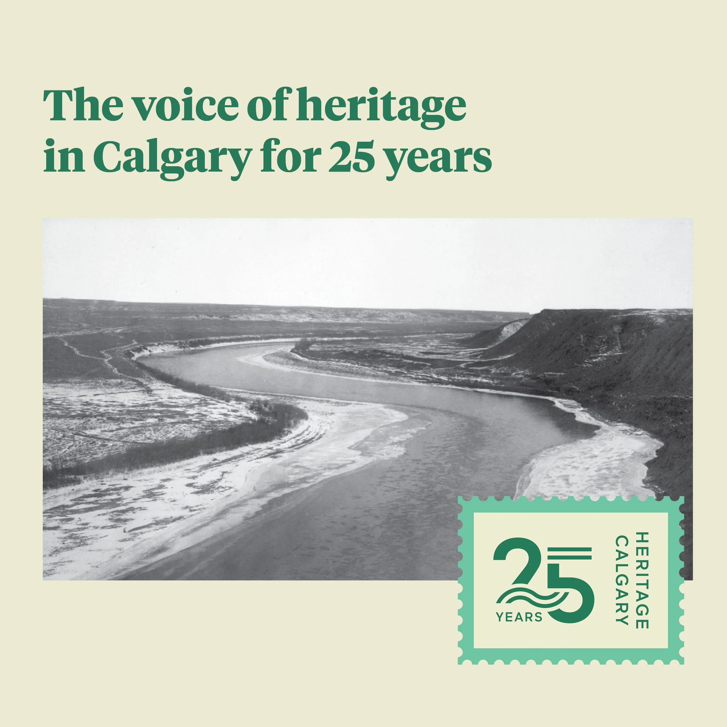 Heritage Calgary Recognizes 25th Anniversary Milestone!