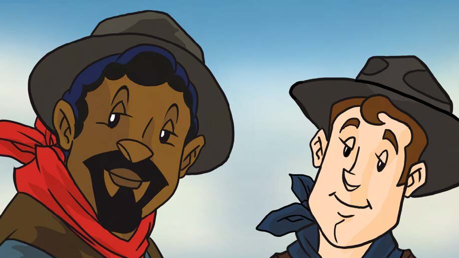 Illustration from Howdy, I’m John Ware. Written for ages 8-12, the book aims to bring the real-life story of John Ware (1850-1905) to a new generation of Canadians,