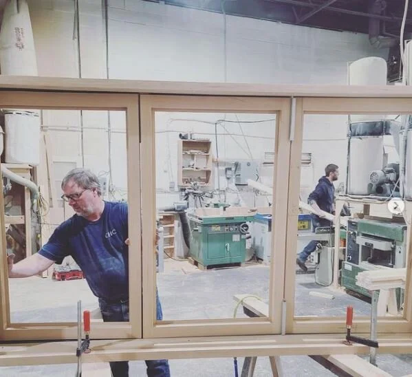 Klaus Angermeyer at work in the shop. Photo by @chalmers.heritageab