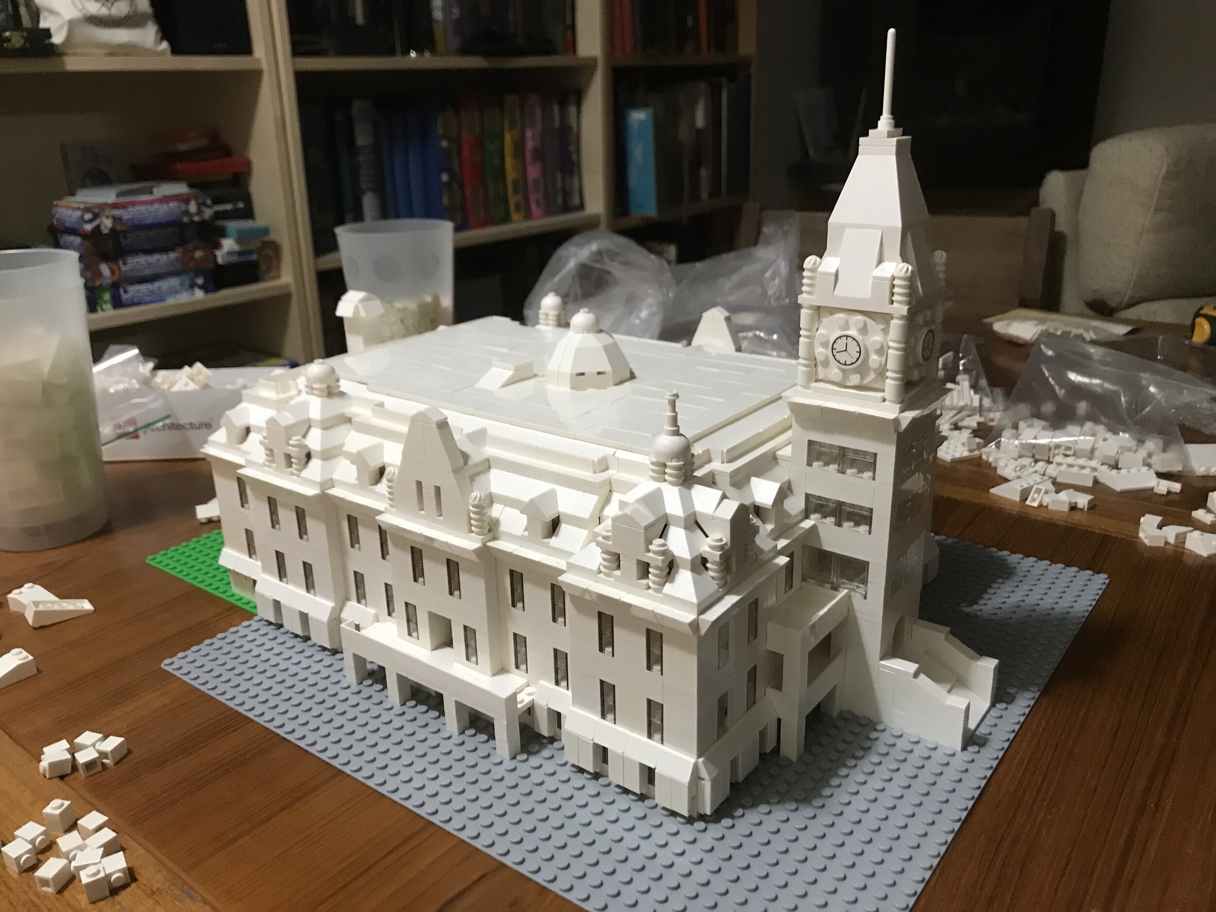 “Version 2” of the Lego model of Historic City Hall. Photo: Nikolas Marsall-Moritz.