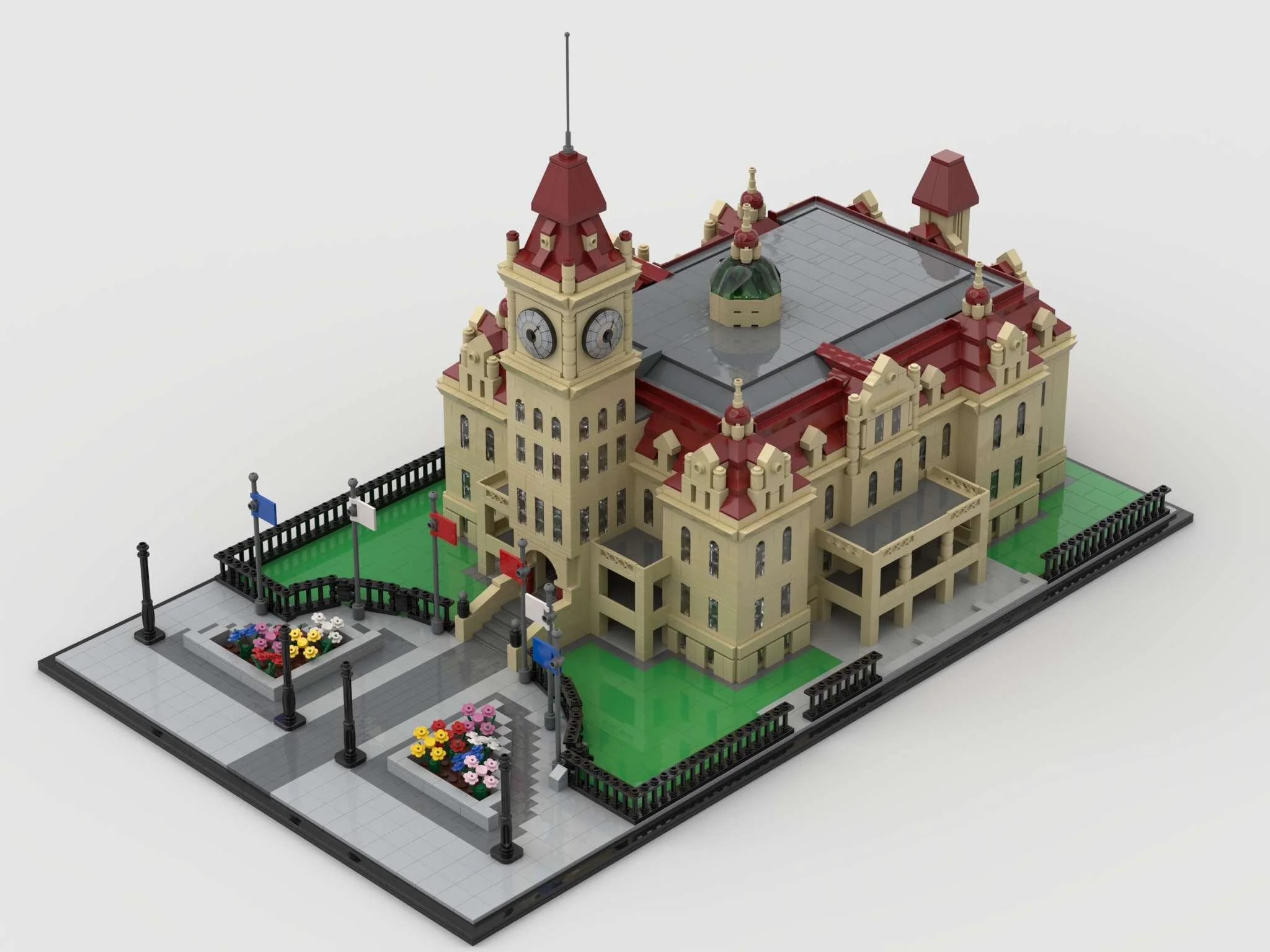 “Version 3” of the Lego model of Historic City Hall. Photo: Nikolas Marsall-Moritz.