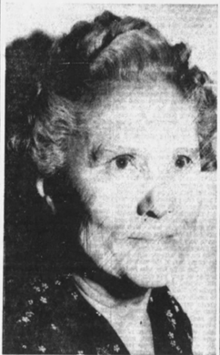Personality of the Week: Miss Pansy Pue. Calgary Herald, 18 October 1956.