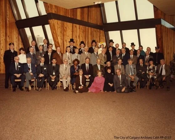 “Aldermanic Luncheon held as part of the 1984 Centennial Celebration.” Photo from the City of Calgary Archives.