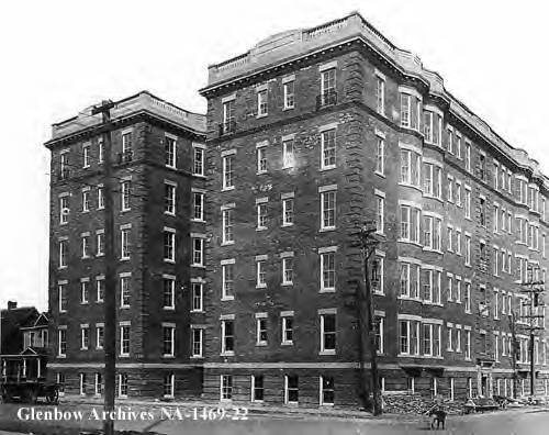 Anderson apartments, Calgary, Alberta, 1912. Glenbow Archives. NA-1469-22
