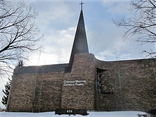 Canadian Martyrs Catholic Church, 835 Northmount Drive NW, Calgary.