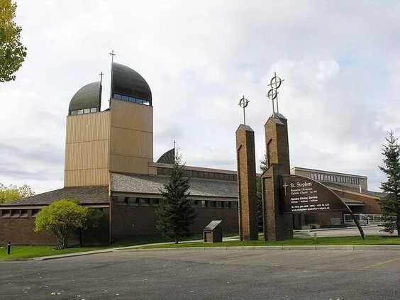 St. Stephen’s Protomartyr Ukrainian Catholic Church, 4903 – 45 Street SW, Calgary. Image from the Ukrainian Catholic Eparchy of Edmonton.
