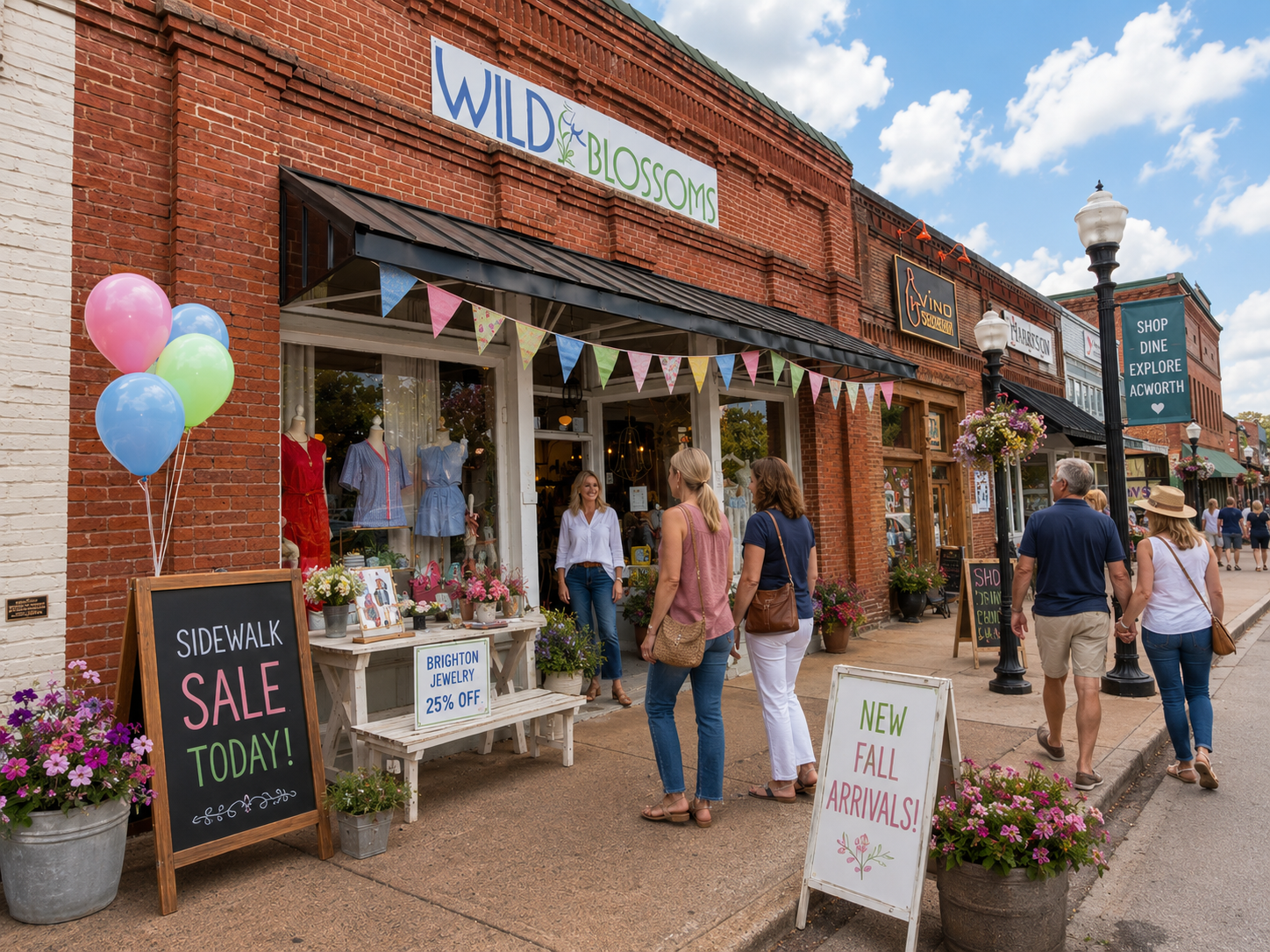 September in Acworth: Sidewalk Sales, Grandparents &amp; the First Whispers of Fall