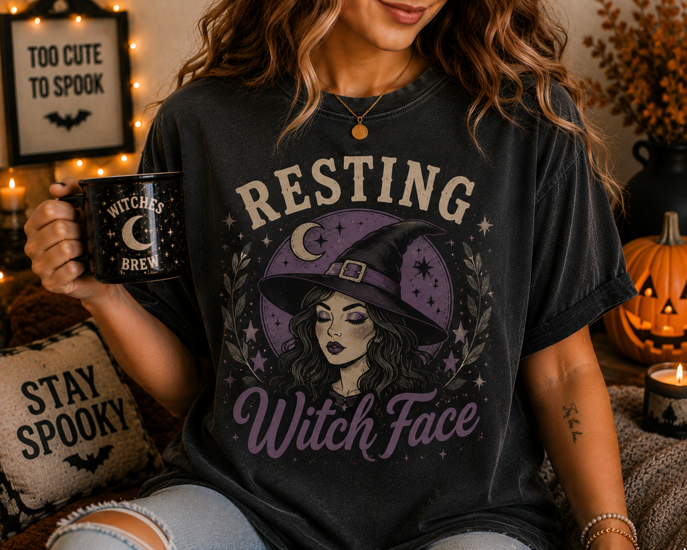 Resting Witch Face Tee 🧙‍♀️🌙
