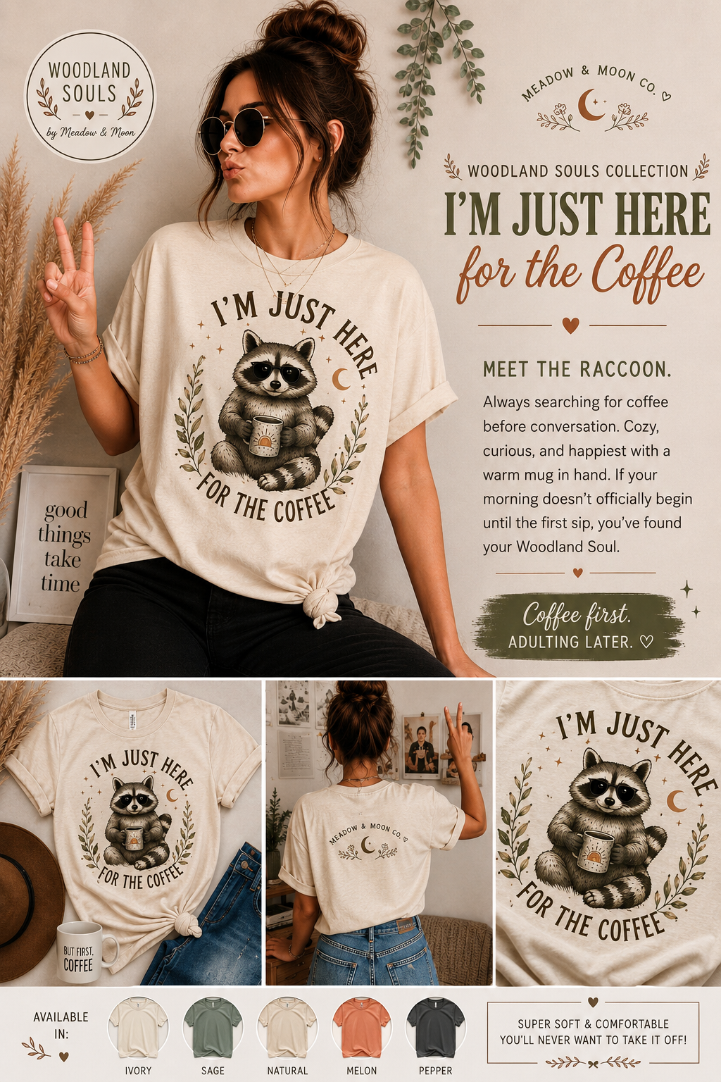 I'm Just Here for the Coffee 🦝☕