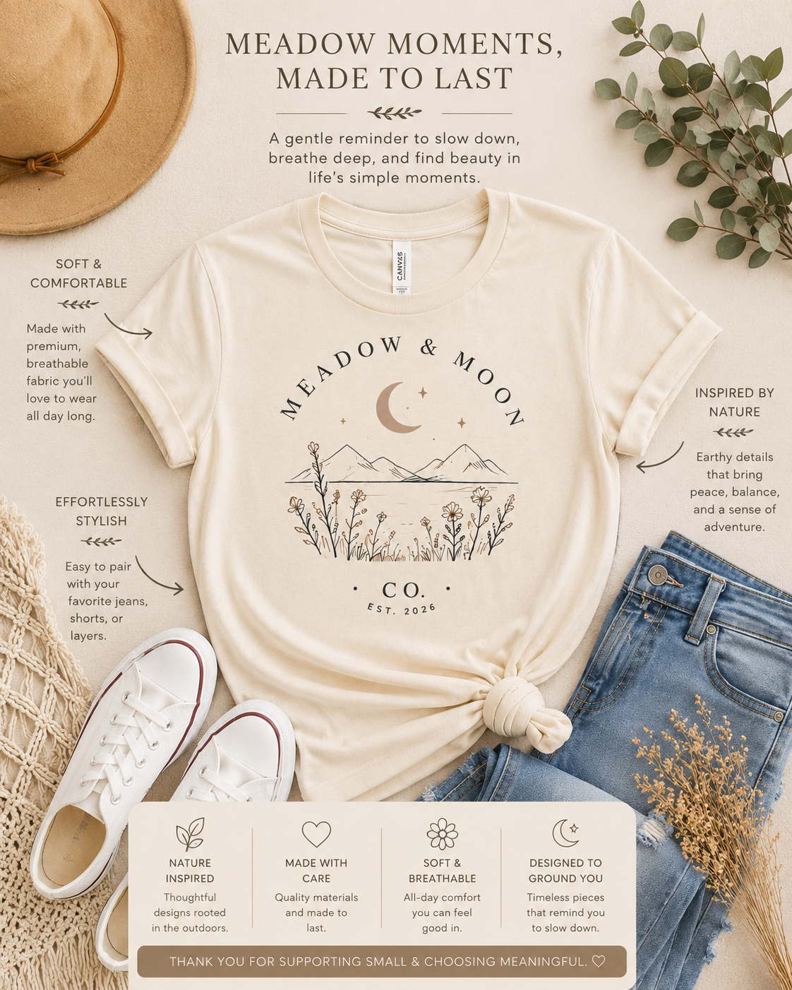 Meadow and Moon OG Tee