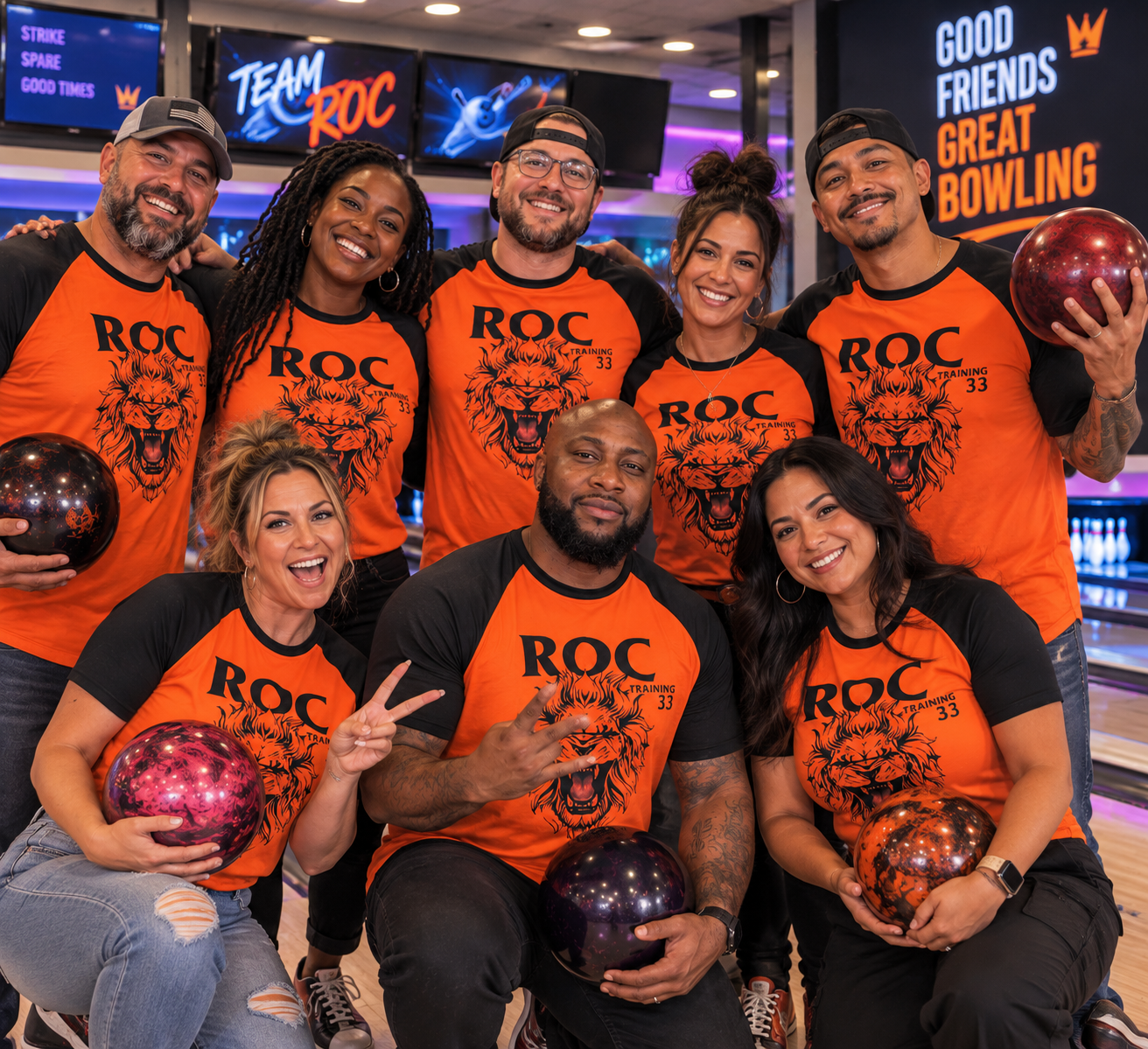ROC Gym Sponsored Bowling Team