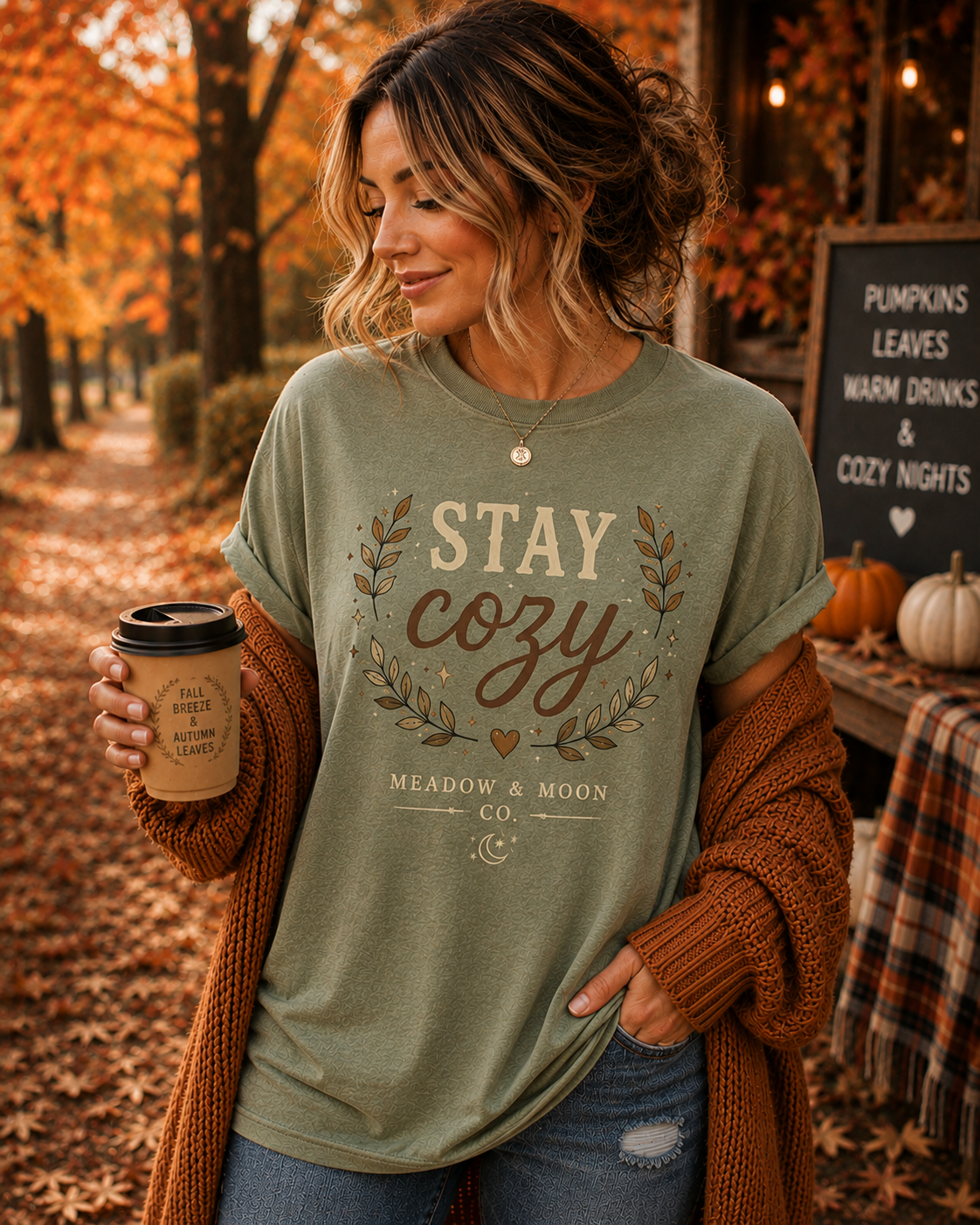 Stay Cozy Moss Tee.png