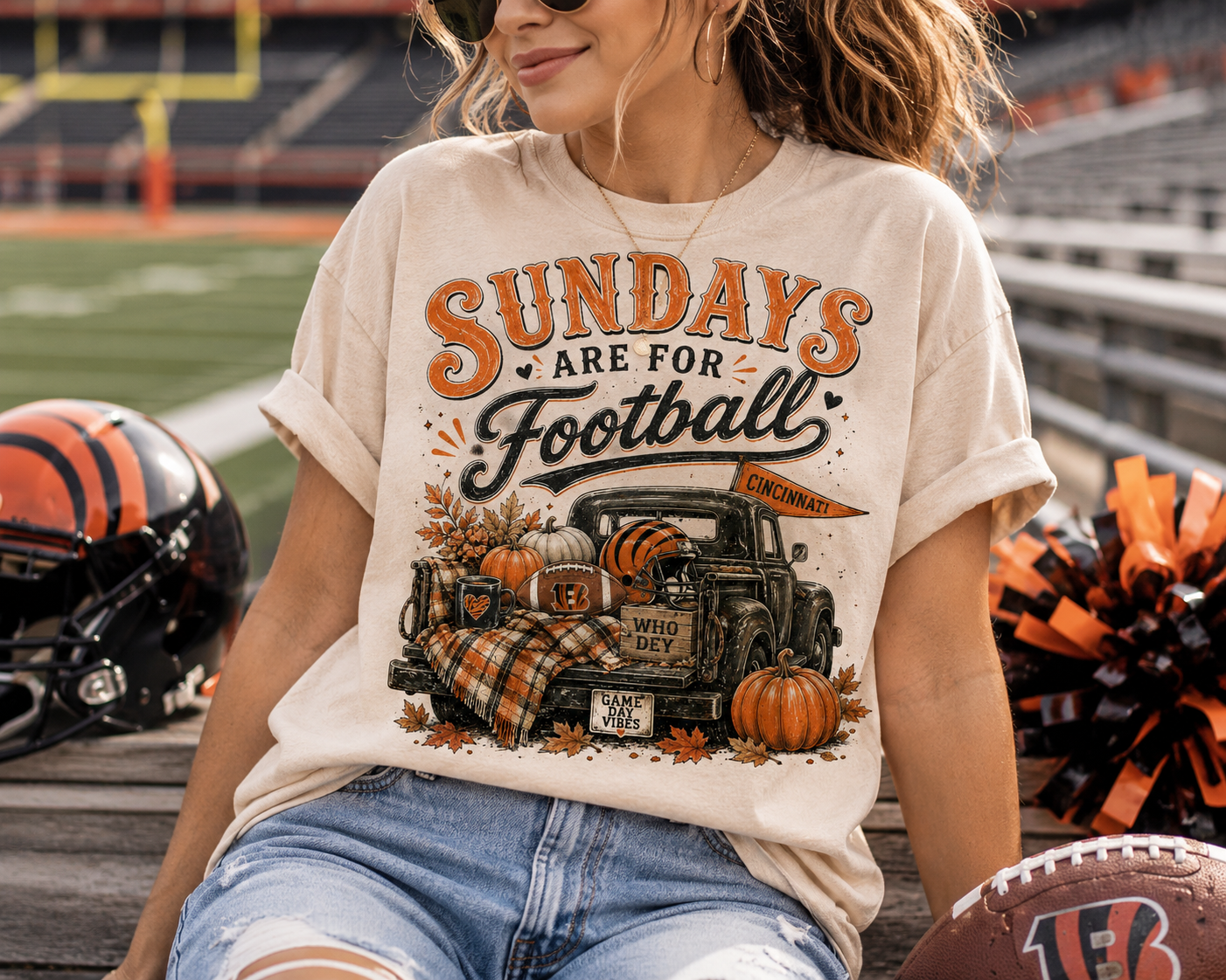 Sundays Are for Football Tee 🏈🧡