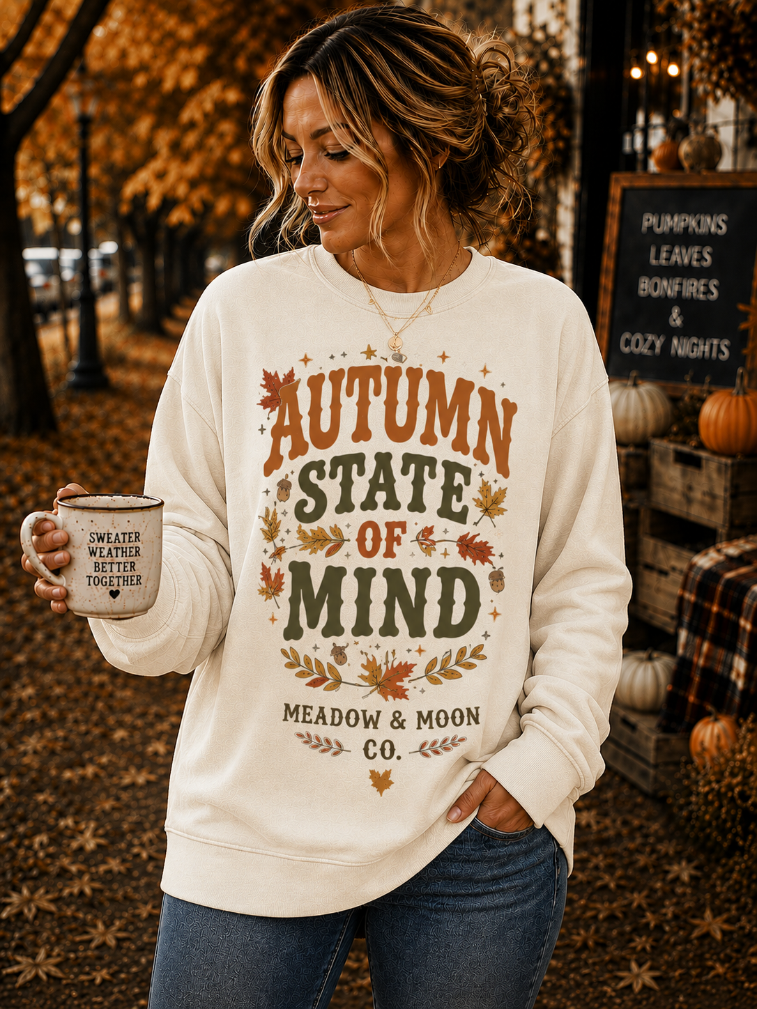 Autumn State Crewneck Ivory.png