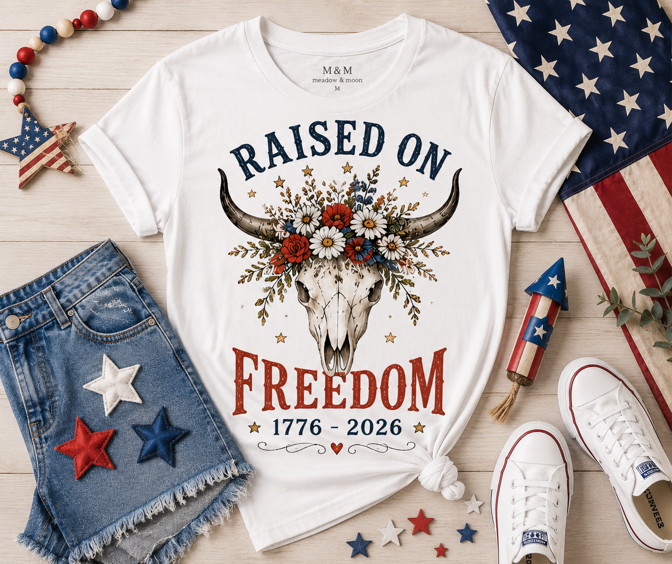 Raised on Freedom – 250 Years Tee