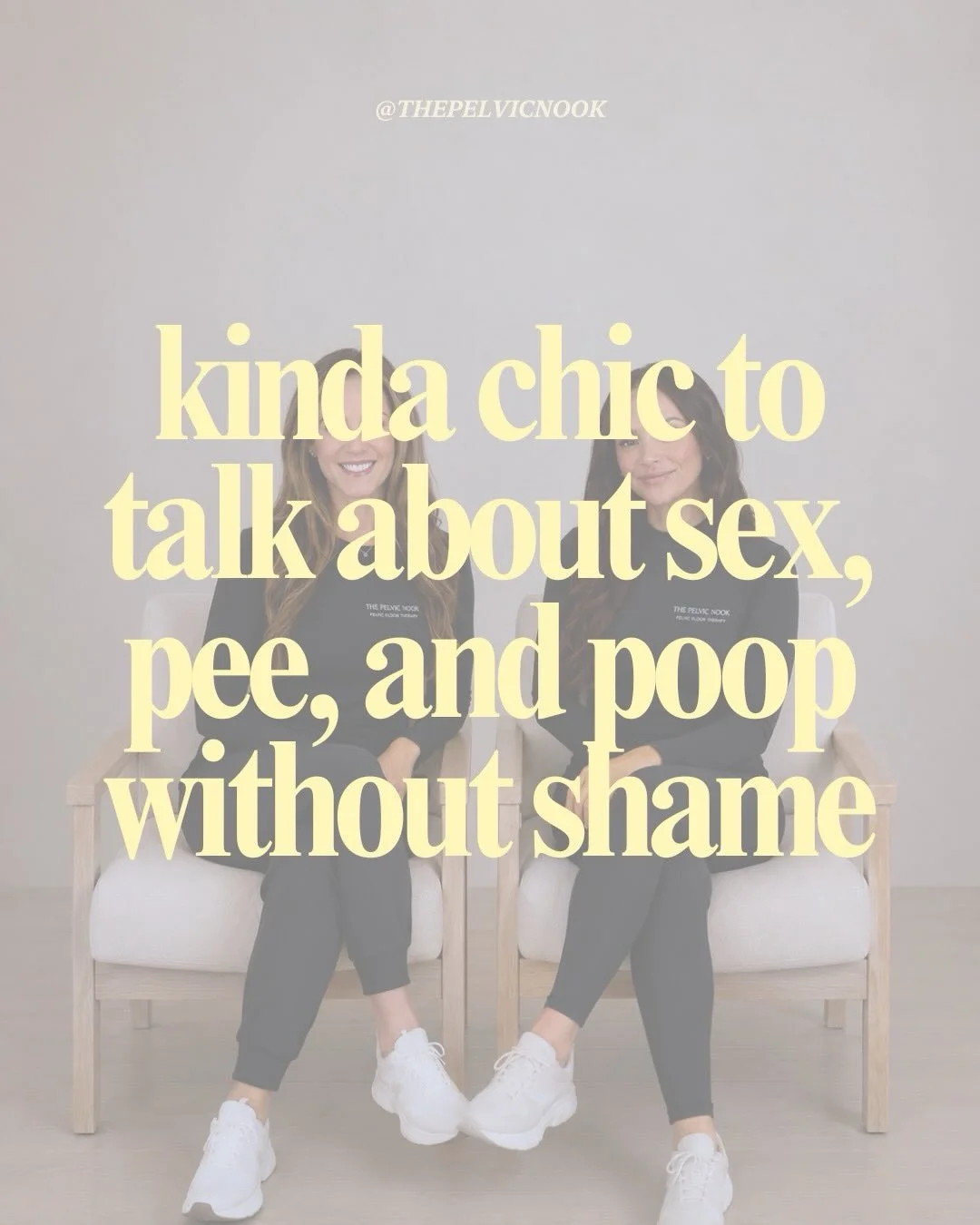 This post speaks for itself &mdash; Stay chic and see a pelvic floor therapist 🤎

Your pelvic floor will thank you.

#chic #pelvicfloor #health #foryou #fortmyers