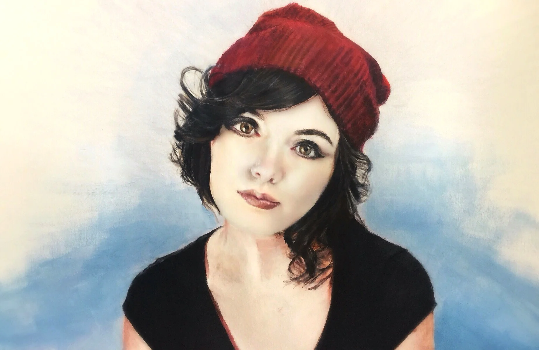 Tessa, Color Pencil and Acrylic - 2016