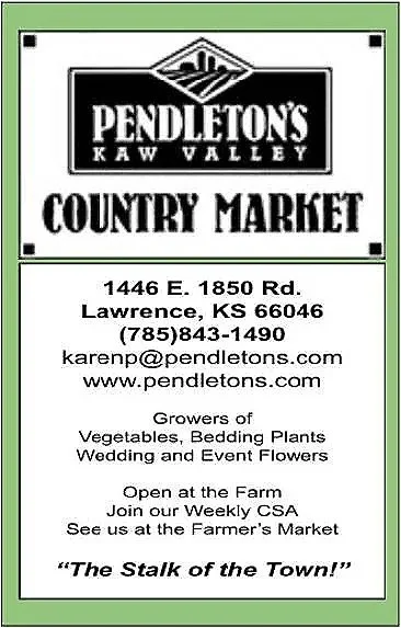Pendleton's Country Market ad