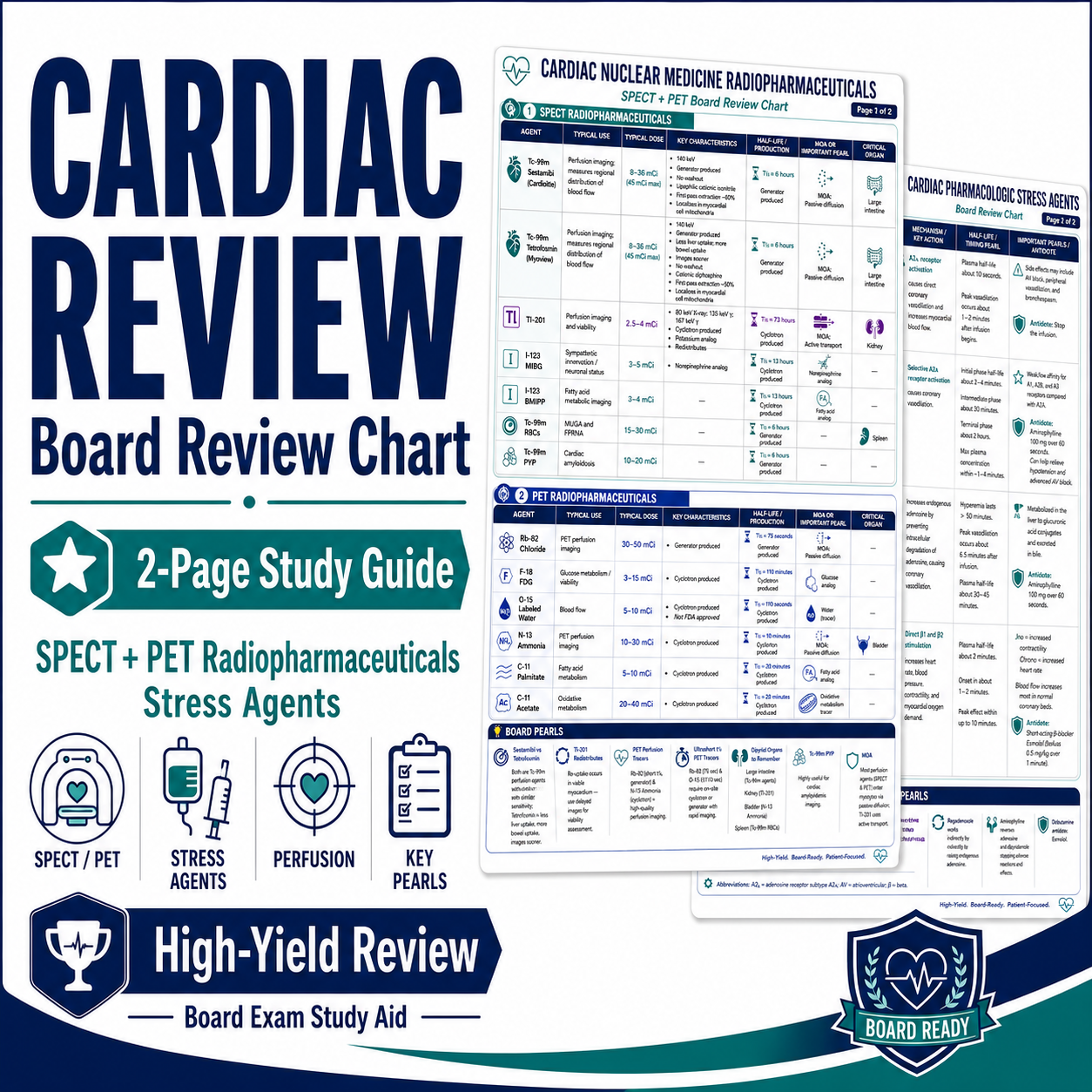 NM Cardiac Quick Review