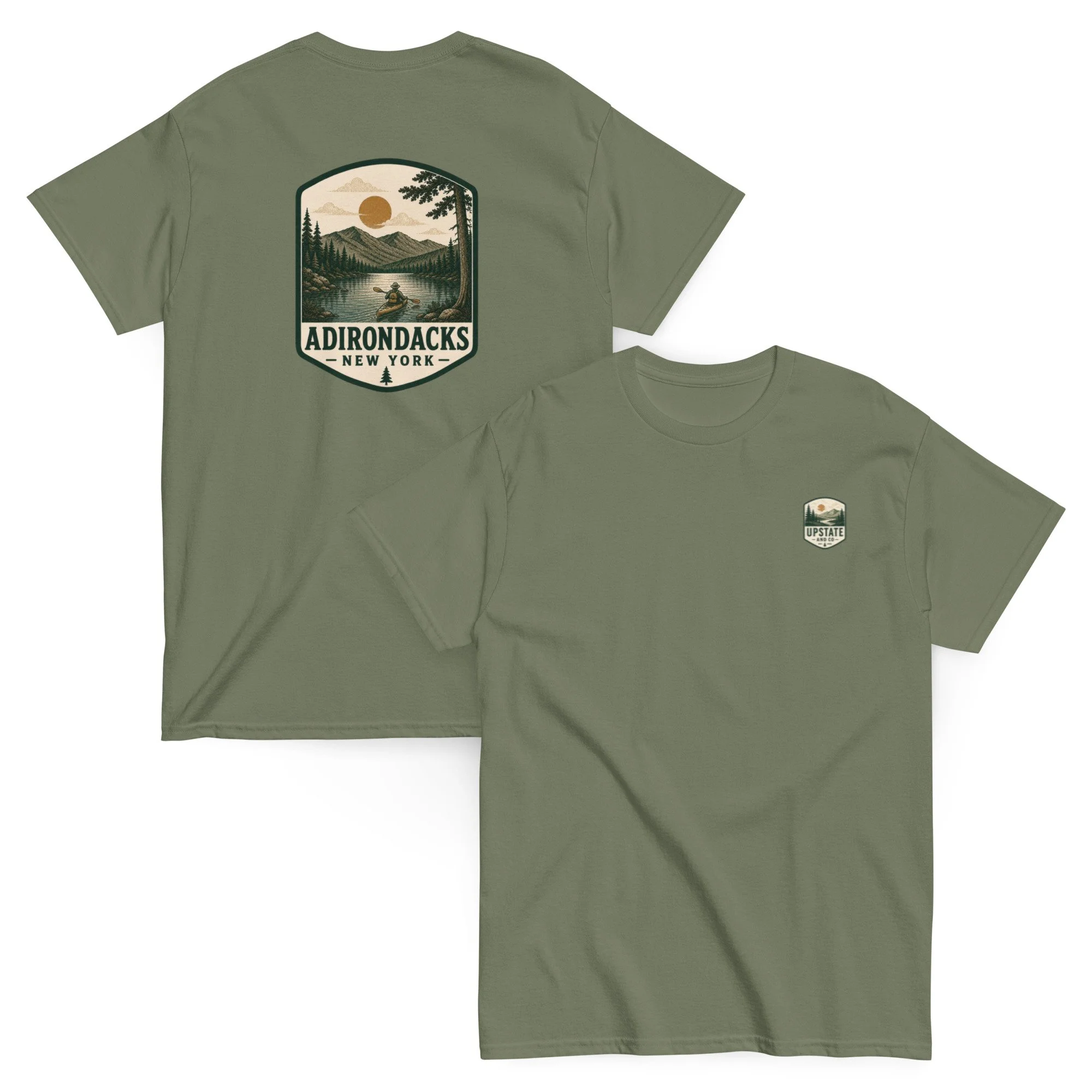 Vintage Adirondack Kayaker Tee