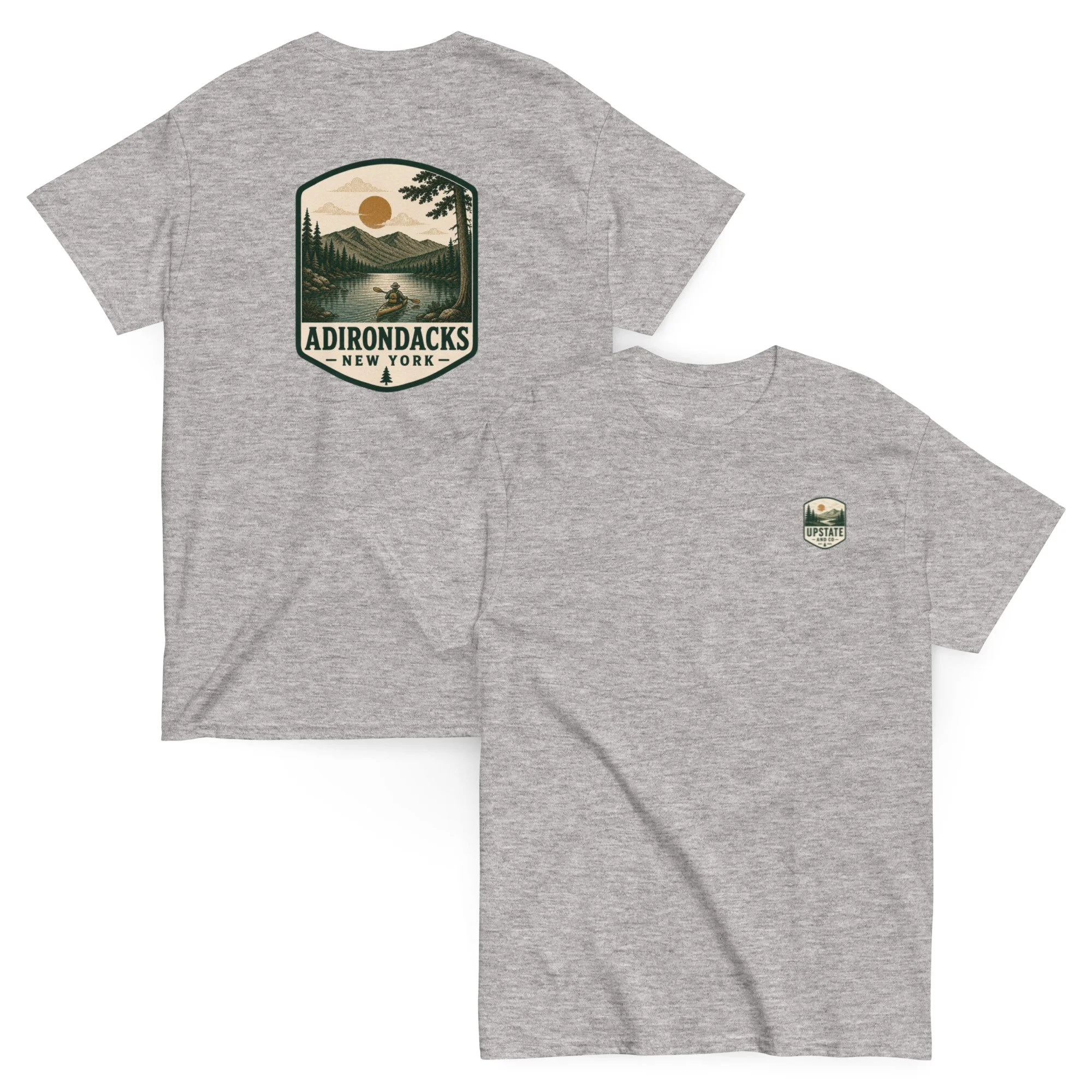 Vintage Adirondack Kayaker Tee
