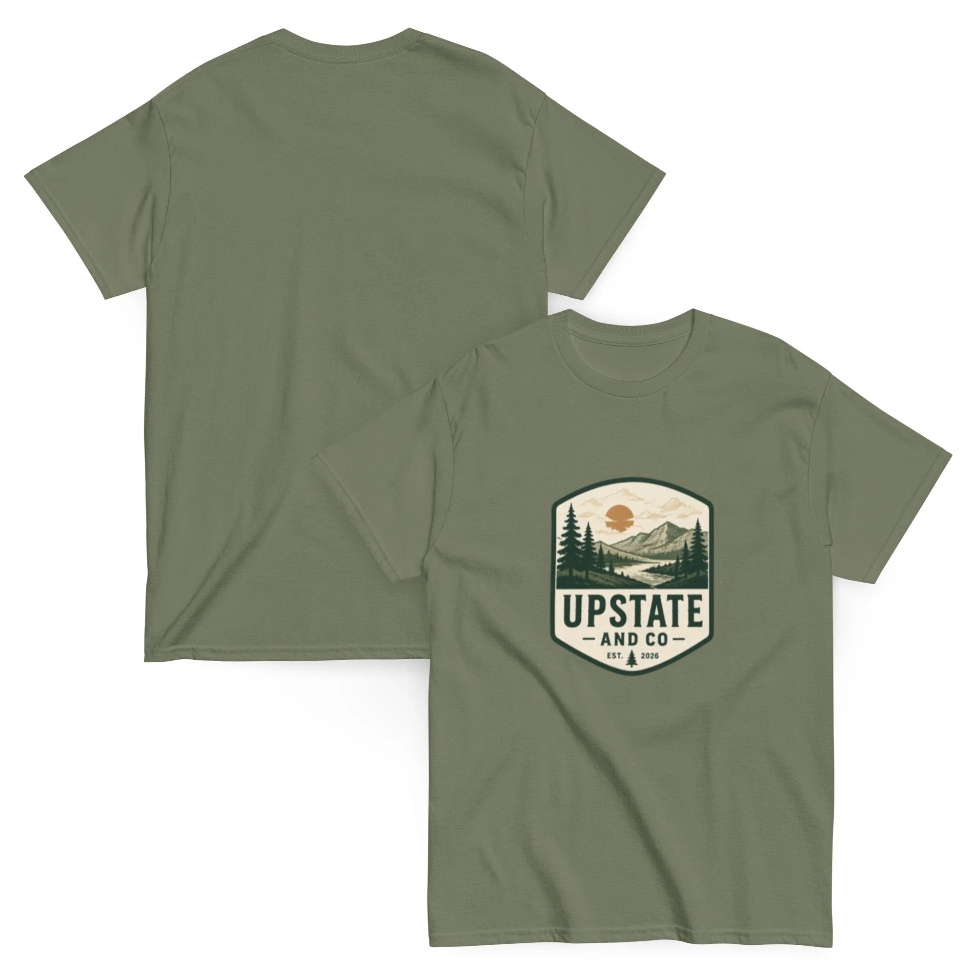 Upstate & Co. Logo tee