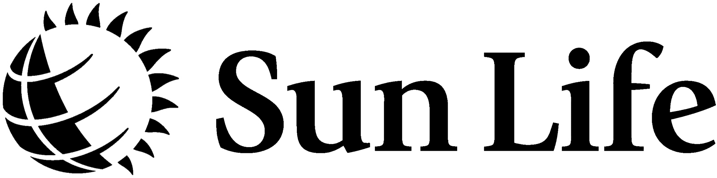 SunLife logo with a stylized globe and sun rays