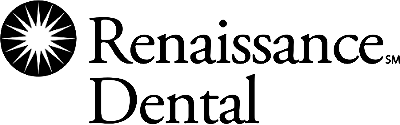 Renaissance Dental logo with a sunburst icon.